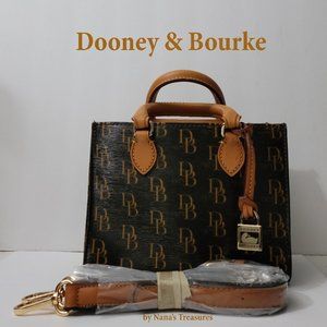 Authentic Dooney & Bourke 1975 Signature Satchel Crossbody